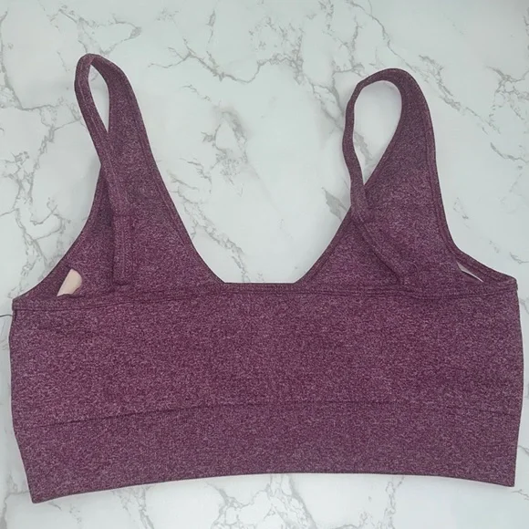 NWT Fashion Nova Plum Vital Goddess Sports Bra in Infinity Seamless - Picture 5 of 6